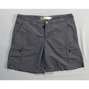 REI Women's Lightweight Nylon Cargo Hiking Pants. Dark Gray, Women's 10. EUC!